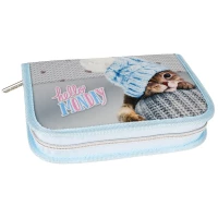 1. Starpak Piórnik Dwuklapkowy bez Wyposażenia Kitty Blue 485900
