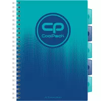 1. Coolpack Kołozeszyt Gradient Ocean A4 100 Kartek Kratka 03067CP