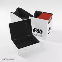 10. Gamegenic: Star Wars Unlimited Card Game - Soft Crate - Pudełko na Karty - White / Black