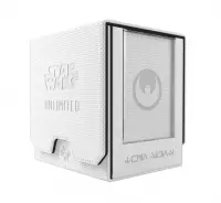 1. Gamegenic: Star Wars Unlimited Card Game - Twin Suns Deck Pod - Pudełko na Karty - White / Black