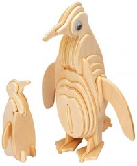 1. Łamigłówka drewniana Gepetto - Pingwin