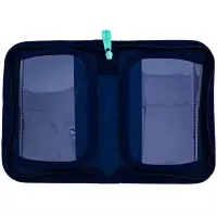 4. AstraBag Piórnik AC1 Pojedynczy Dwuklapkowy bez Wyposażenia Football Light 503025023
