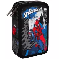 1. CoolPack Jumper 2 Piórnik Dwukomorowy Z Wyposażeniem Spidermann F066777