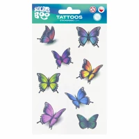 2. Sticker Boo Tatuaż Zmywalny Dla Dzieci Motylki 540445