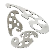 4. Starpak Krzywik Kreślarski Plastikowy 3szt. 144717