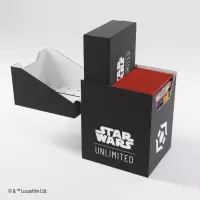5. Gamegenic: Star Wars Unlimited - Soft Crate - Pudełko na Karty - Black/White