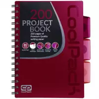 3. Coolpack Kołozeszyt Red A5 100 Kartek Kratka 94245CP