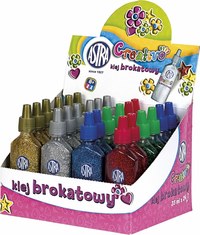3. Astra Creativo Klej Brokatowy 35 ml 332114003 Niebieski