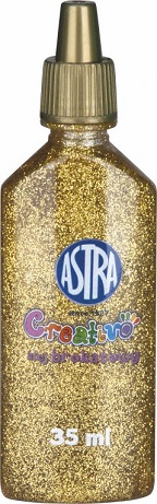 2. Astra Creativo Klej Brokatowy 35 ml 332114003 Złoty