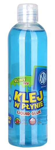 2. Astra Klej W Płynie 250 ml 401119009 Niebieski