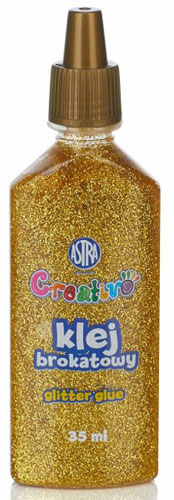 2. Astra Creativo Klej Brokatowy 35 ml 332118001 Złoty