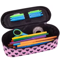 2. Coolpack Campus Piórnik Tuba Usztywniona z Organizerem Pink Marshmallow F062893