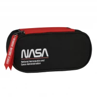4. Starpak Piórnik Tuba Usztywniona z Organizerem Nasa Czarny 527258