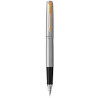 2. Parker Duo Jotter Pióro Wieczne + Długopis Stal GT 2093257 + Torebka Gratis