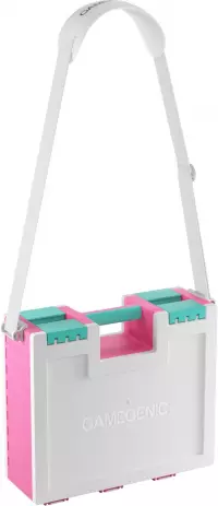 9. Gamegenic: Game Castle - Walizka z Pudełkami - Pink/White/Teal