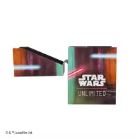 5. Gamegenic: Star Wars Unlimited - Soft Crate - Pudełko na Karty - Obi-Wan Kenobi / Darth Maul