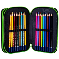 2. AstraBag Piórnik AC21 Dwukomorowy z Wyposażeniem Gaming 503024060