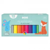 3. Interdruk Plastelina 12 kolorów BEBE Kids 327260