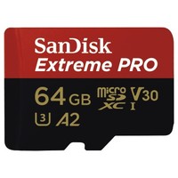 2. Sandisk Micro SD 64GB Extreme Pro (microSDXC) 170MB/s C10 UHS-I U3 V30 A2