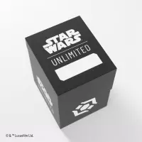 1. Gamegenic: Star Wars Unlimited - Soft Crate - Pudełko na Karty - Black/White