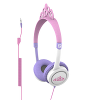 4. Zagg iFrogz Little Rockerz - bezprzewodowe słuchawki naszuszne dla dzieci (księżniczka )