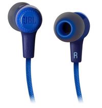 2. JBL Słuchawki Bezprzewodowe Dokanałowe E25BT Niebieskie