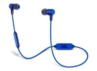 1. JBL Słuchawki Bezprzewodowe Dokanałowe E25BT Niebieskie