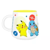 3. Zestaw Śniadaniowy Pokemon: Pikachu & Kanto Starters - Miska + Kubek