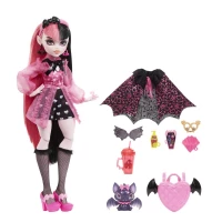 1. Mattel Lalka Monster High Draculaura + Zwierzątko Hrabia Nietoperz Wspaniały HHK51 