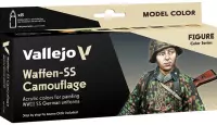 1. Vallejo: 70.180 - Model Color - Figure - Waffen-SS Camouflage (8 x 18 ml)