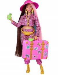 5. Barbie Extra Fly Lalka Podróżniczka z Walizką Safari HPT48