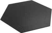 2. Gamegenic: Magnetic Dice Tray - Hexagonal - Sześciokątna Mata do Kości - Black/Green