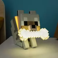 6. Lampka Minecraft GloBuddies - Wilk