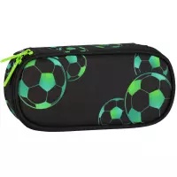 1. Starpak Piórnik Szkolny Tuba Usztywniana Football Green 553120