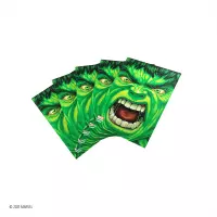 2. Gamegenic: Marvel Champions Art Sleeves (66x91 mm) - Koszulki na Karty - Hulk 50+1 szt.