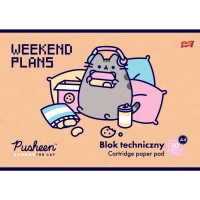 1. Bambino Blok Techniczny A4 10 kartek Pusheen 644580