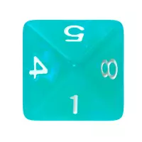 7. Komplet kości REBEL RPG - Kamienie Księżycowe - Turkus