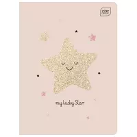 2. Interdruk Zeszyt A5 16 Kartek Linia Cienka Kolorowa Glitter 313775