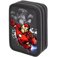 1. CoolPack Jumper 3 Piórnik Trzykomorowy Z Wyposażeniem Avengers F067778