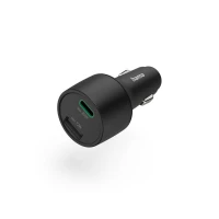1. Hama Ładowarka Samochodowa 32W PD/QC (1X USB-C, 1X USB-A) Czarna