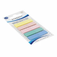1. Starpak Zakładka Indeksująca  44x12mm/25k  5 Kolorów Pastel 540365