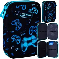 7. AstraBag Piórnik AC2 Dwukomorowy bez Wyposażenia Go Playing 503024061