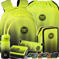 2. CoolPack Zestaw Szkolny Gradient Lemon 6el. Plecak Jerry E29510/F + Worek E70510 + Piórnik E67510/F