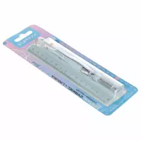 1. Starpak Cyrkiel Metalowy + Linijka Pastel Blue 561876