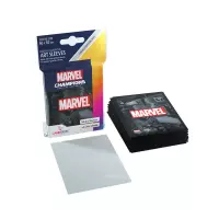 2. Gamegenic: Marvel Champions Art Sleeves - 66x91 mm - Koszulki na Karty - Black 50+1 szt.