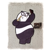 1. Starpak Pamiętnik Pluszowy Zamykany na Kłódkę We Bare Bears 410012 