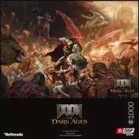 2. Good Loot Gaming Puzzle: Doom The Dark Ages Slayer's Rage (1000 elementów)