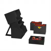 5. Gamegenic: Stronghold 200+ XL Convertible - Ekskluzywne Pudełko na Karty - Black