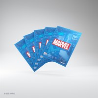 5. Gamegenic: MARVEL Art Sleeves (66 mm x 91 mm) - Koszulki na Karty - Blue 50+1 szt.