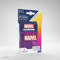 3. Gamegenic: MARVEL Art Sleeves (66 mm x 91 mm) - Koszulki na Karty - Purple 50+1 szt.